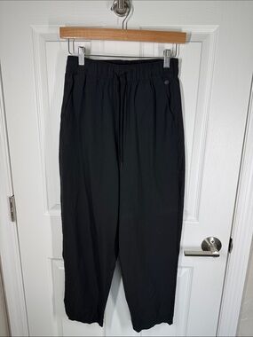 Calia black pull on tapered leg athleisure pants size XS